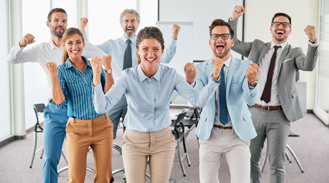 A nossa felicidade floresce com o sucesso da nossa equipa!